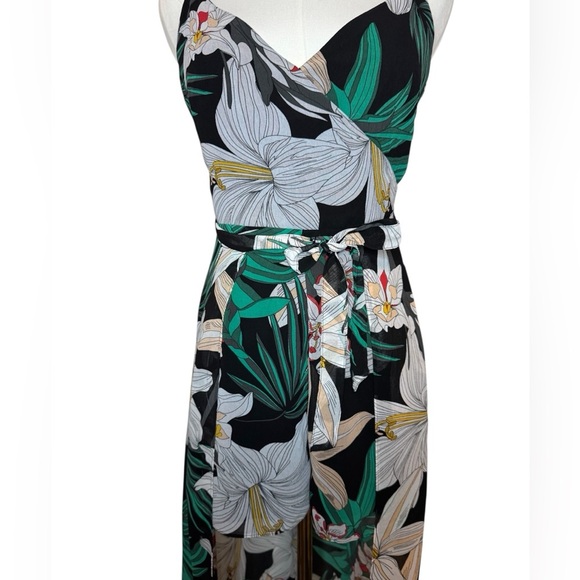 Guess Black and Green Floral Jumpsuit - Picture 2 of 9